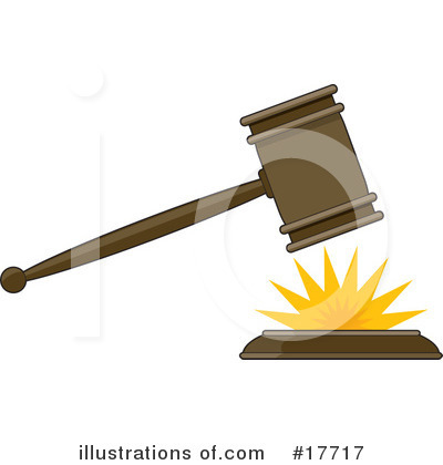 Gavel Clipart  17717 By Maria Bell   Royalty Free  Rf  Stock