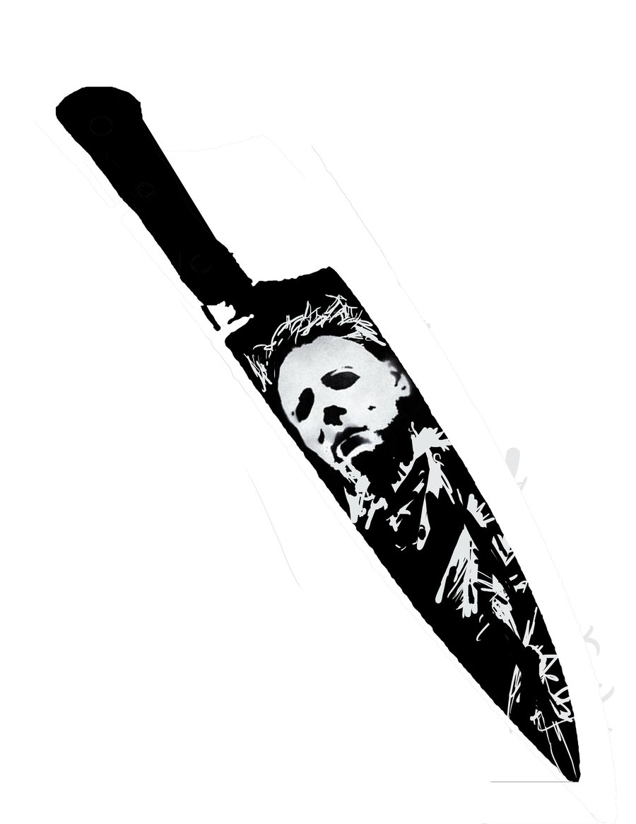 Michael Myers Knife Stencil By Coffeeandshades On Deviantart