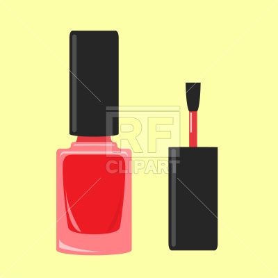 Nail Polish Bottle Download Royalty Free Vector Clipart  Eps