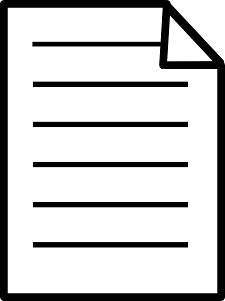 Paper Document Text Front Clip Art At Clker Com   Vector Clip Art