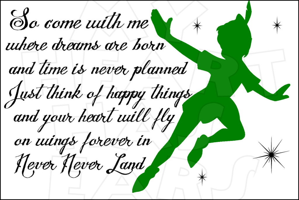 Peter Pan Never Never Land Instant Download Digital Clip Art    My    