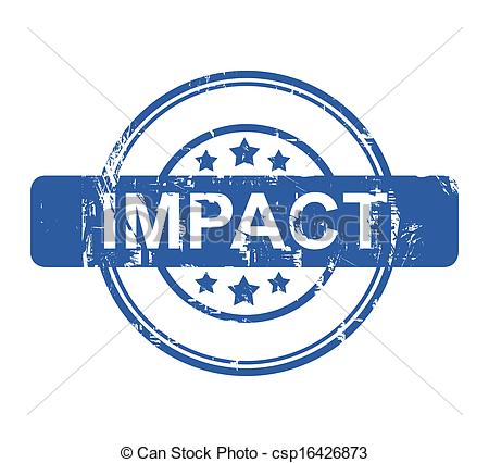 Picture Of Impact   Business Impact Stamp With Stars Isolated On A    