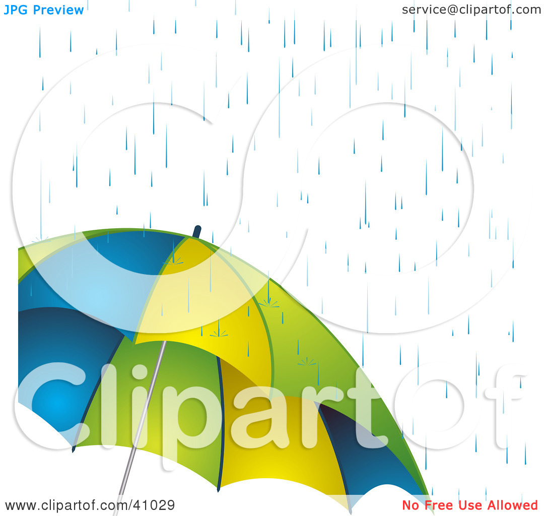 Rain Showers Clipart Clipart Illustration Of Rain