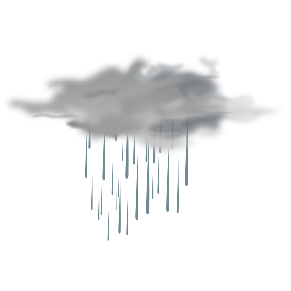 Rain Showers Icon Clip Art At Clker Com   Vector Clip Art Online    