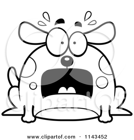 Royalty Free  Rf  Scared Dog Clipart   Illustrations  1