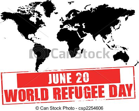 Stock Illustration Of World Refugee Day   June 20   World Refugee Day