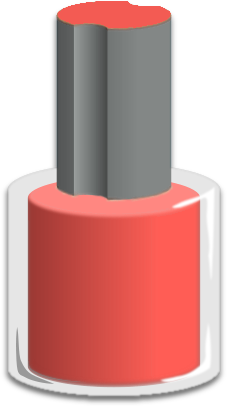Wpclipart Household Cosmetics Nail Polish Nail Polish Bottle Red