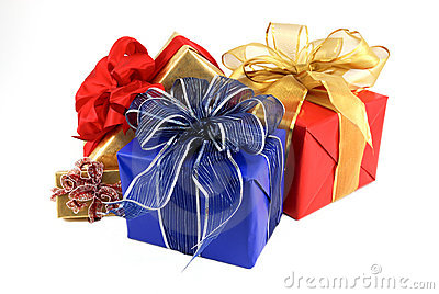 Wrapped Presents Stock Image   Image  3365931