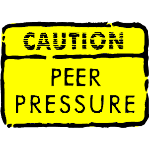 Caution   Peer Pressure Clipart Cliparts Of Caution   Peer Pressure