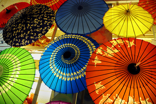 Chinese Paper Umbrella Paper Umbrellas In China