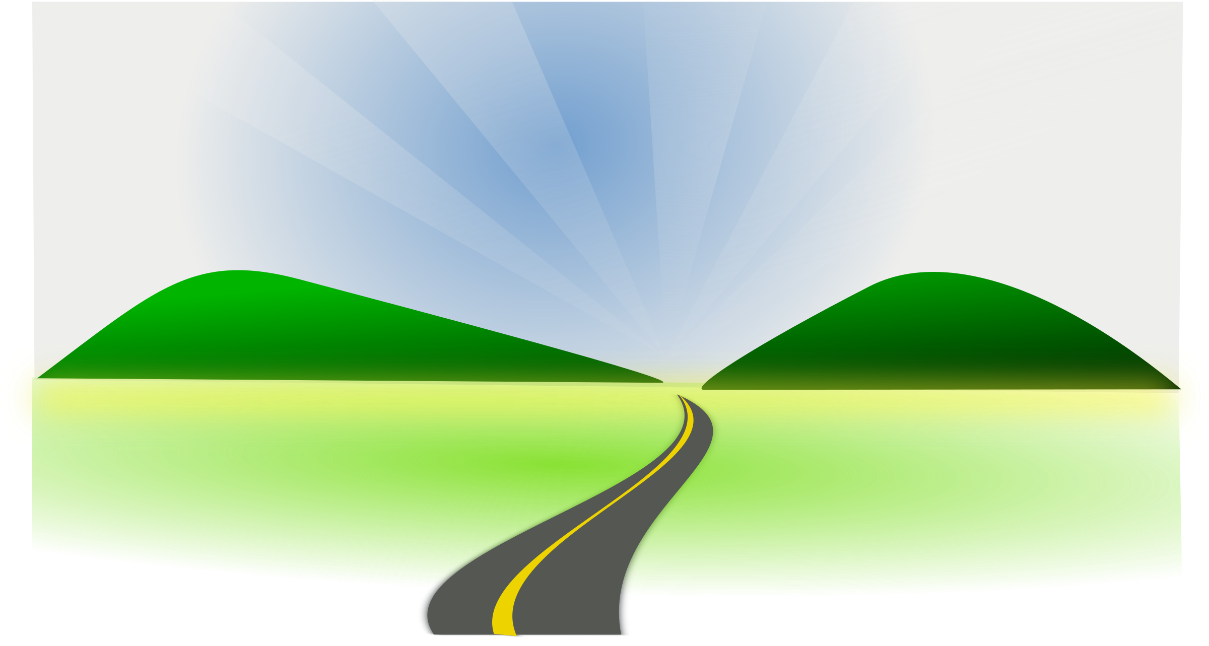City Road Clipart Open Road Clipart Mountain Road Clipart Curved Road    