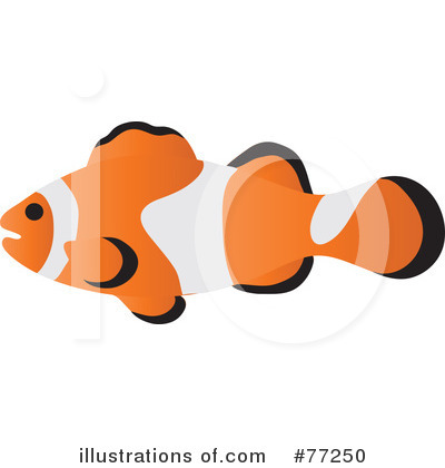Clownfish Clipart  77250 By Rosie Piter   Royalty Free  Rf  Stock