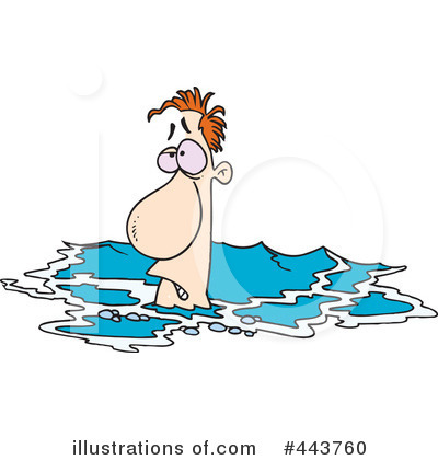 Drowning Clipart  443760 By Ron Leishman   Royalty Free  Rf  Stock