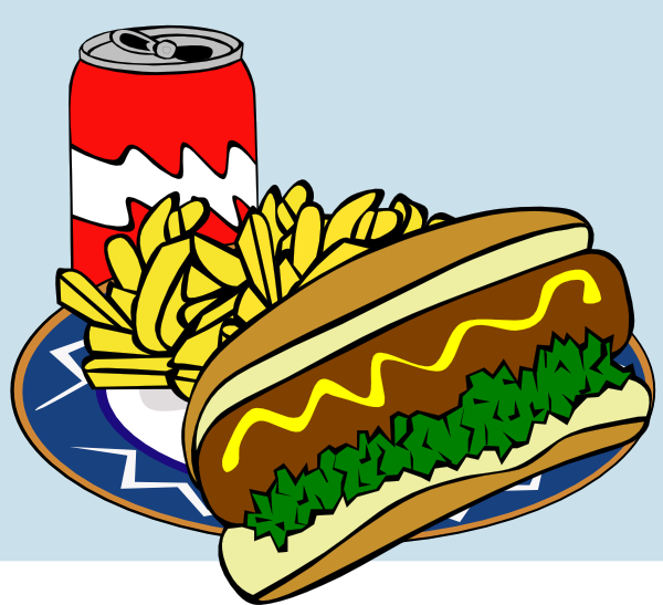 Fast Food Menu Lunch Clip Art At Clker Com   Vector Clip Art Online