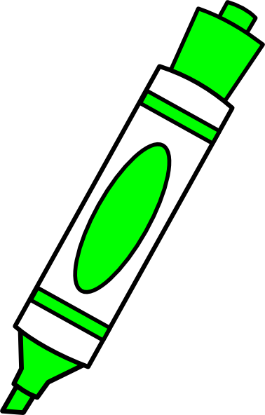 Green Color Marker Clip Art At Clker Com   Vector Clip Art Online