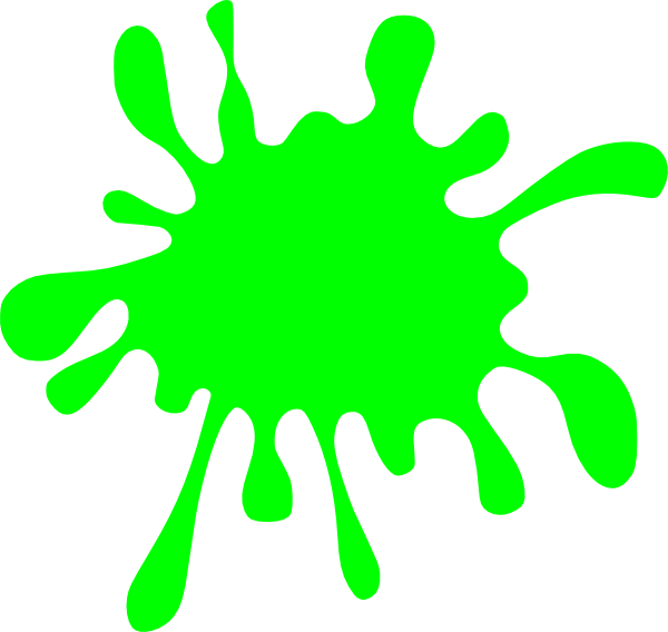 Green Splat Clip Art At Clker Com   Vector Clip Art Online Royalty