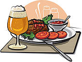 Main Dish Clipart Sauce   Clipart Graphic
