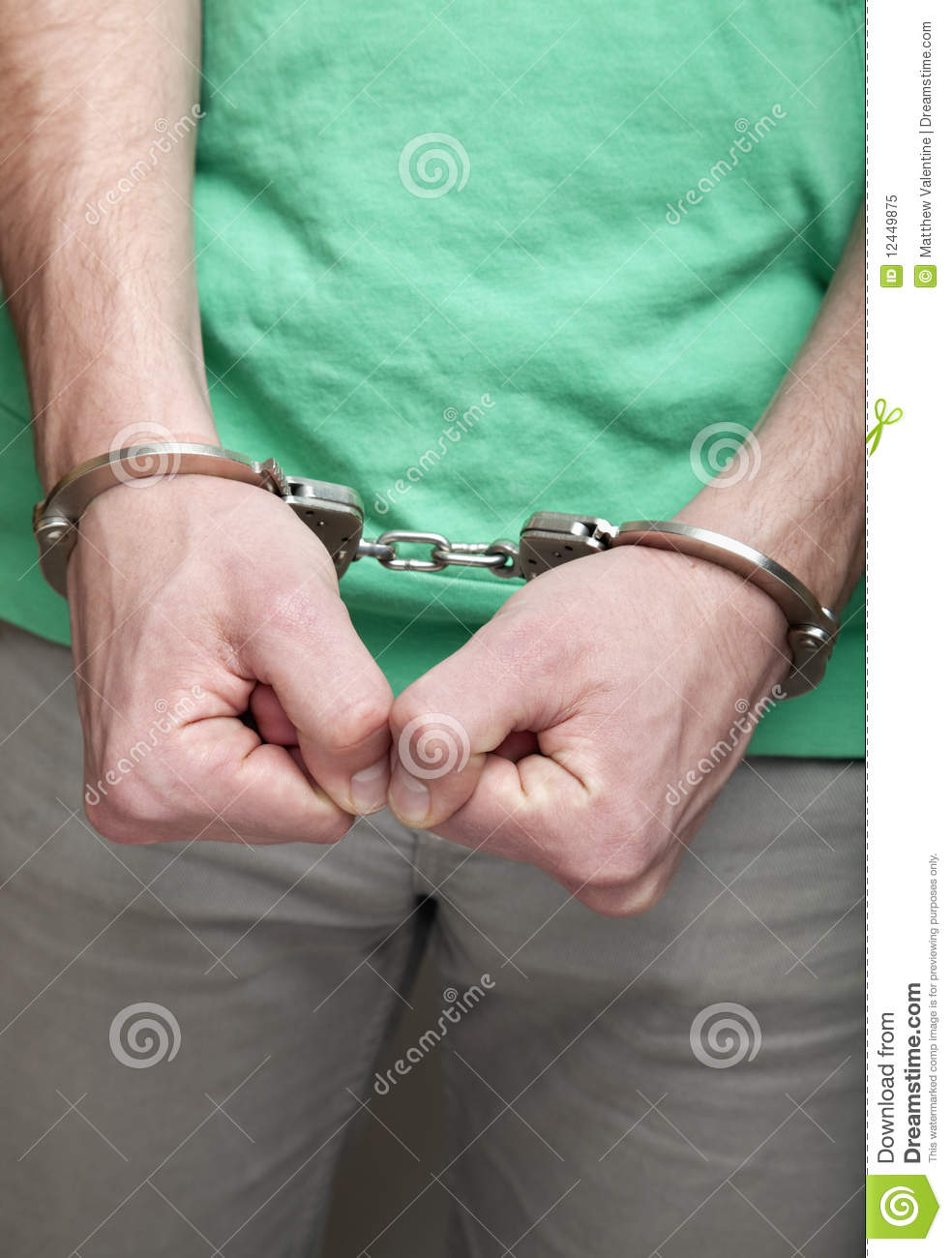 Man Handcuffed Royalty Free Stock Photo   Image  12449875