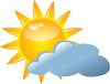 Mostly Sunny Clipart Sunny Day Clipart Image
