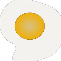 Mostly Sunny Clipart Sunny Side Up Eggs Clip Art