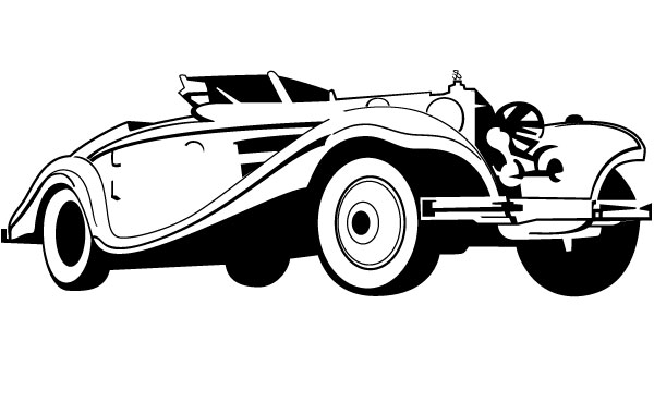 Old Car Vector Clip Arts Clip Art   Clipartlogo Com