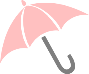 Pink Umbrella Clip Art At Clker Com   Vector Clip Art Online Royalty
