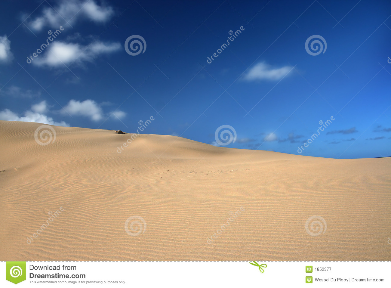 Sand Dunes And Blue Skies Royalty Free Stock Photography   Image