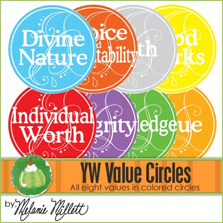 Yw Value Circles Clipart   Young Women Ideas   Pinterest