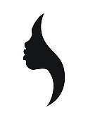 African Woman Silhouette Clip Art   African American Woman   Clipart