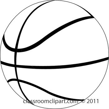 Basketball Clipart Black And White   Clipart Panda   Free Clipart