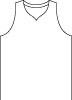 Basketball Jersey Vector Outline Clip Arts Clip Art   Clipartlogo Com