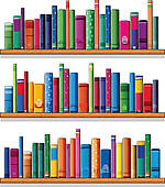 Book Shelves Clip Art And Illustration  941 Book Shelves Clipart