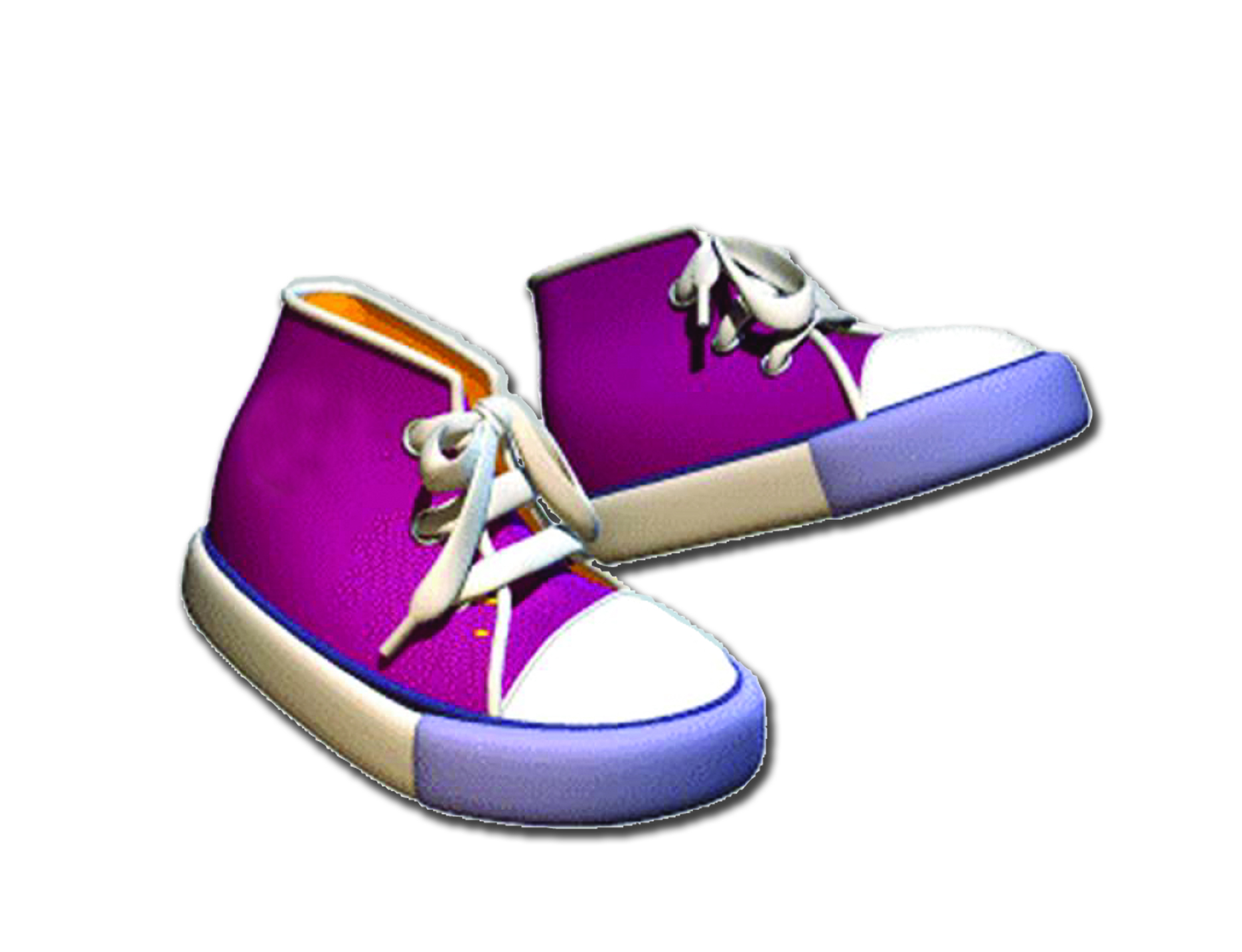 Cartoon Sneakers Clip Art Sneakers Only Image   Vector