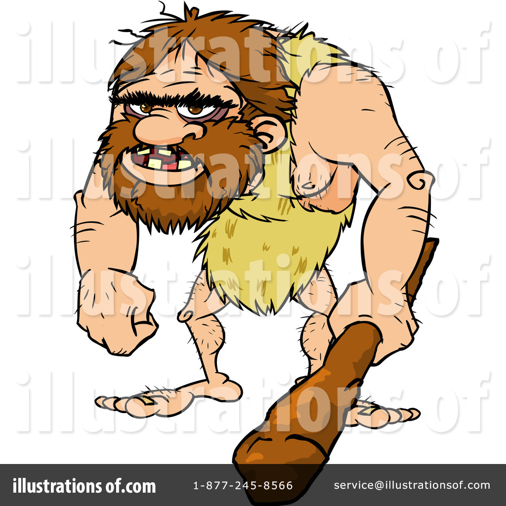 Caveman Clipart  1105157 By Cartoon Solutions   Royalty Free  Rf    