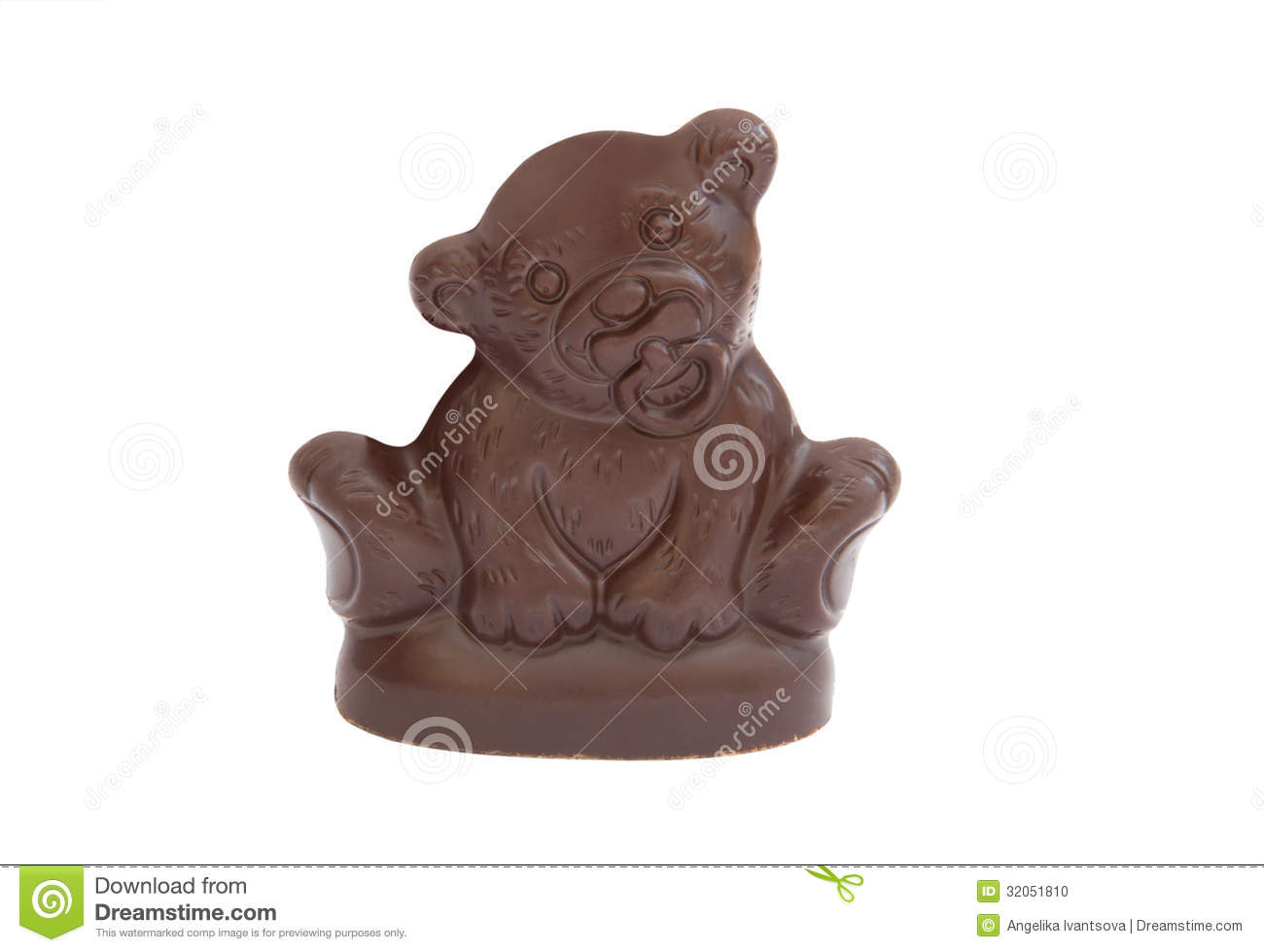 Chocolate Bear Stock Photo   Image  32051810