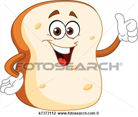 Clipart   Bread Slice Cartoon  Fotosearch   Search Clip Art    