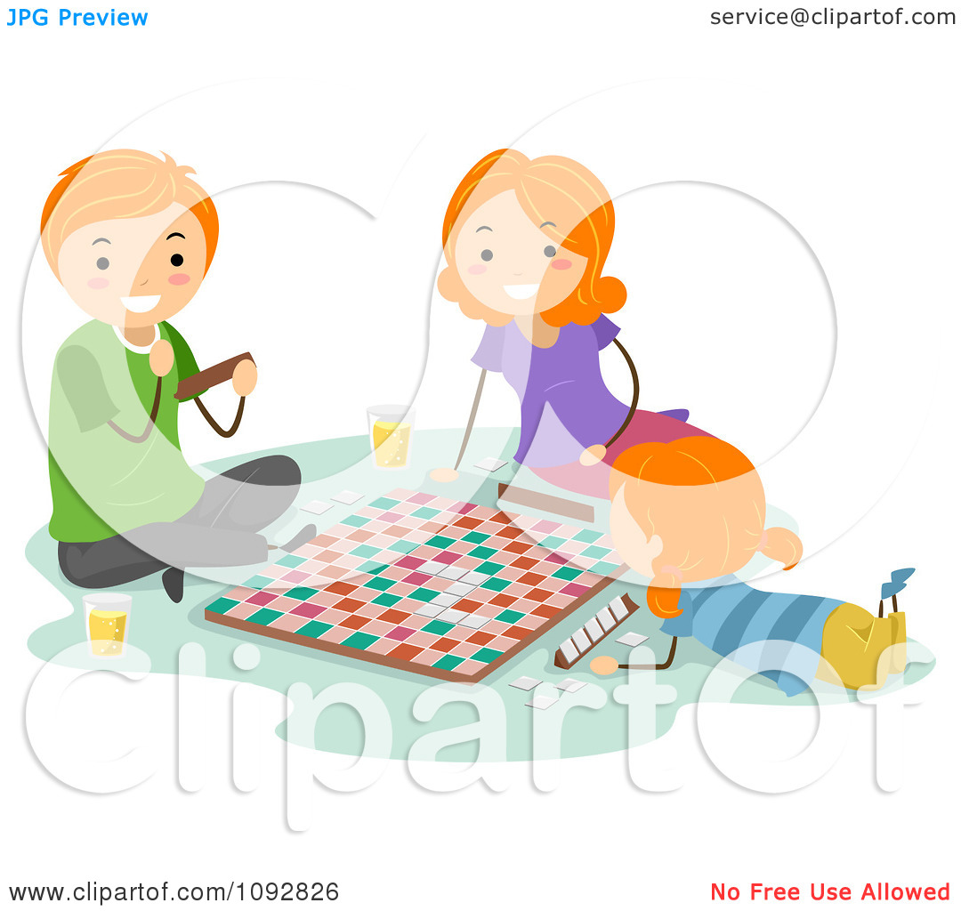 Families Playing Together Clipart Clipart Happy Family Playing A