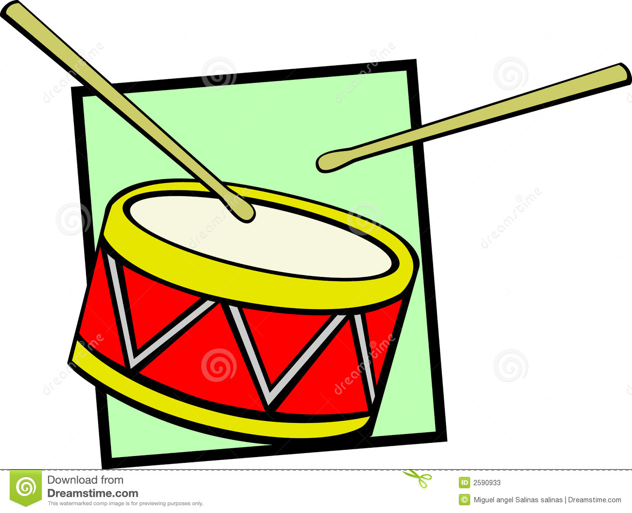Marching Snare Drum Clip Art