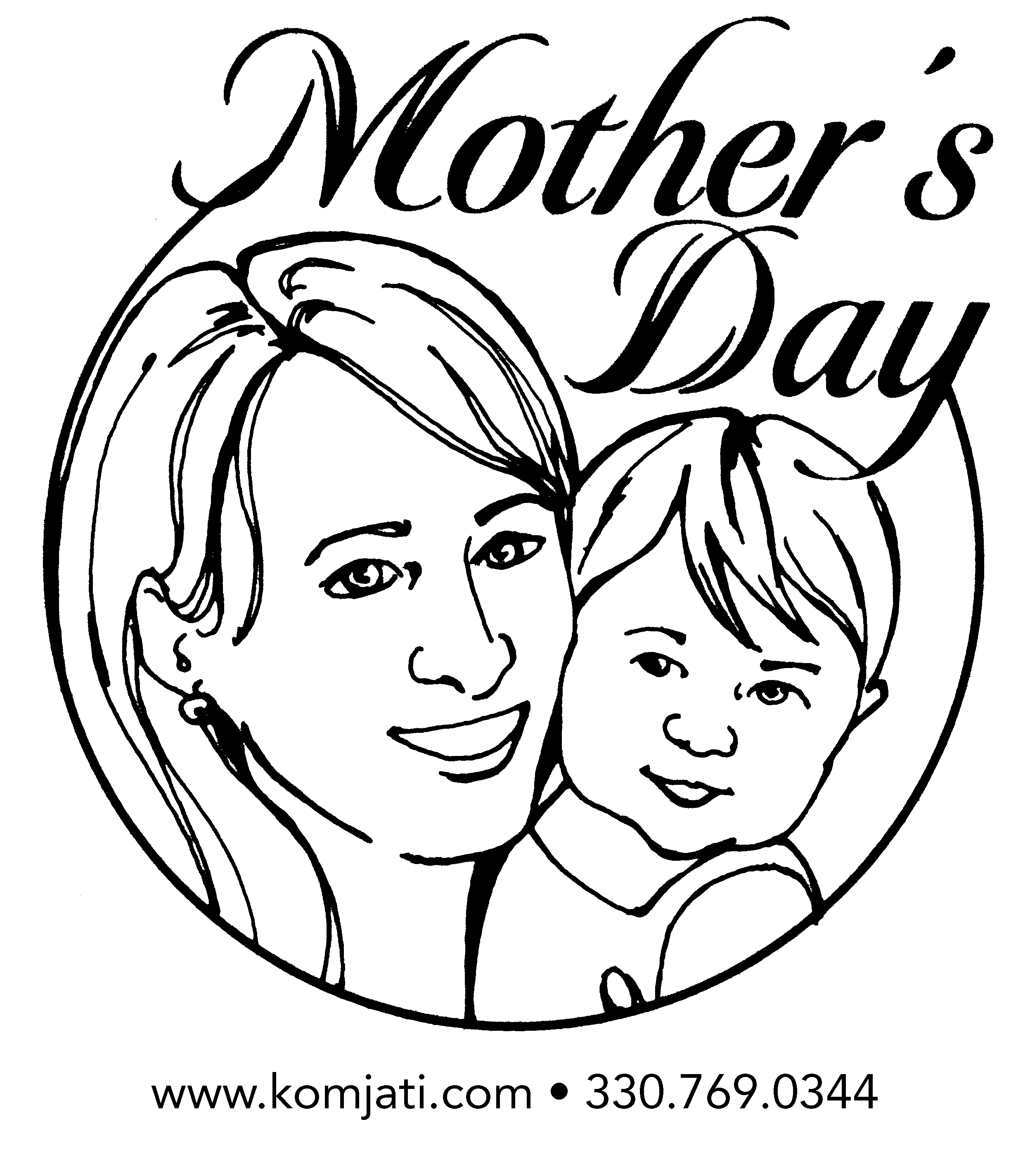 Mothers Day Clip Art Black And White Images   Pictures   Becuo