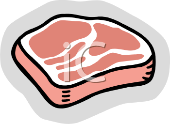 Piece Of Raw Steak Clipart Image   Foodclipart Com