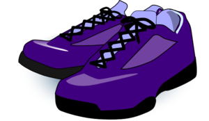 Purple Shoes Clip Art At Clker Com   Vector Clip Art Online Royalty    