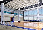 School Gymnasium Clipart 3d Indoor Gymnasium