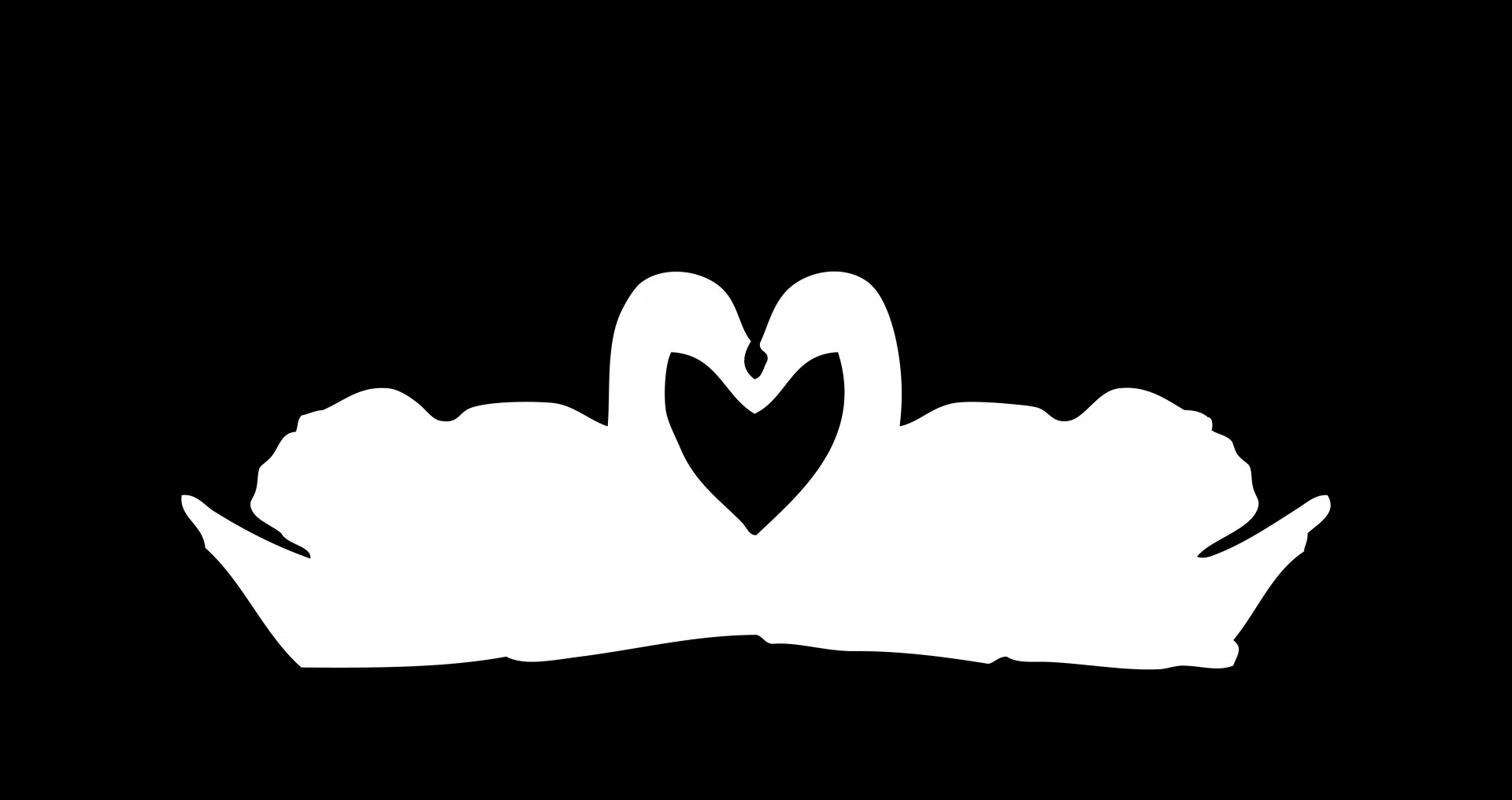 Swans Love Heart Clipart Free Stock Photo Hd   Public Domain Pictures