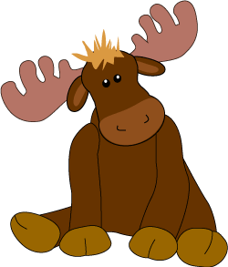 Toy Moose Clip Art Stuffed Animal Toys Graphics
