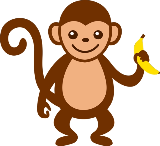 Baby Monkey Clip Art Monkey Clip Art 1404137196 Jpg