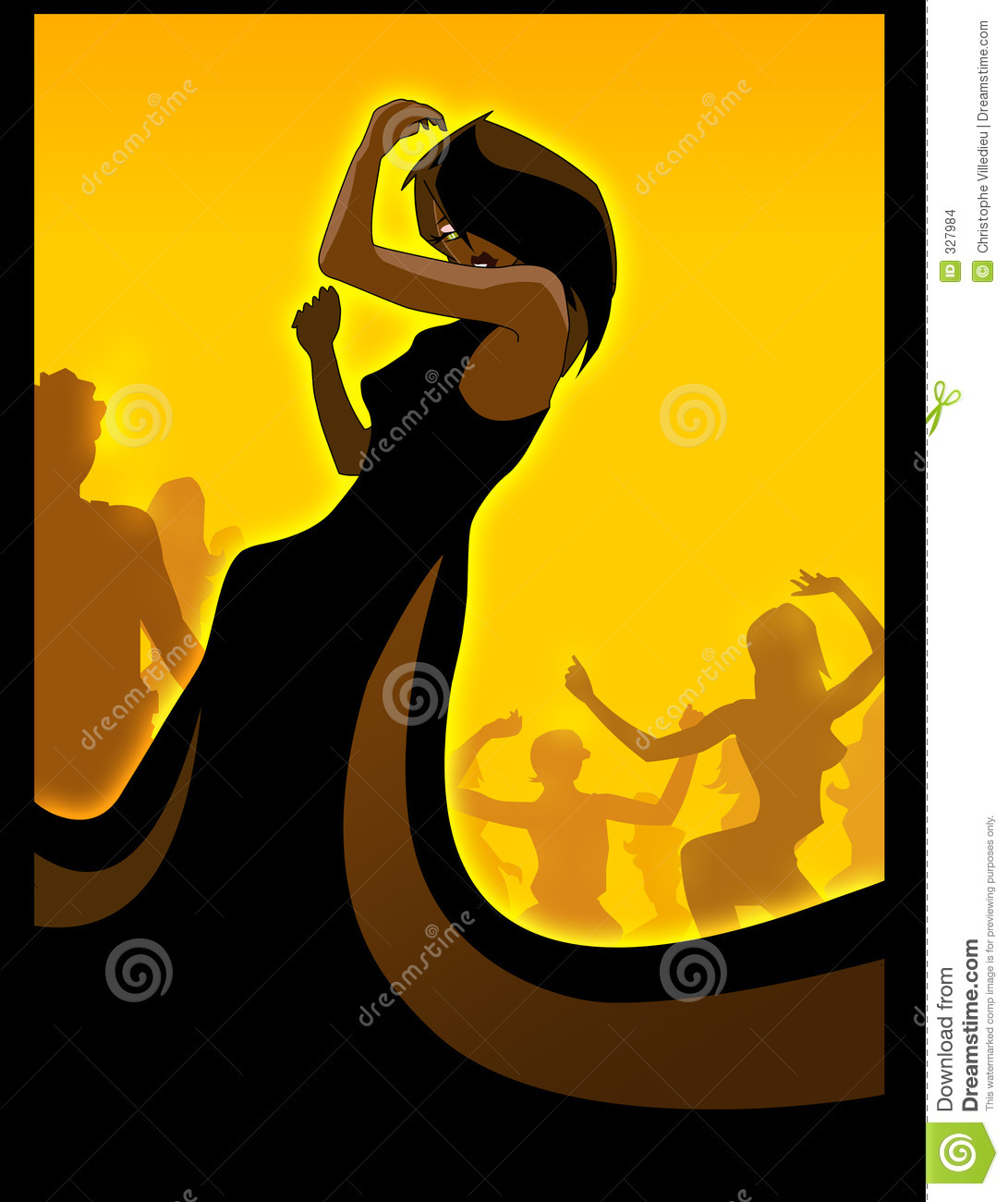 Black Diva Dancing Stock Images   Image  327984