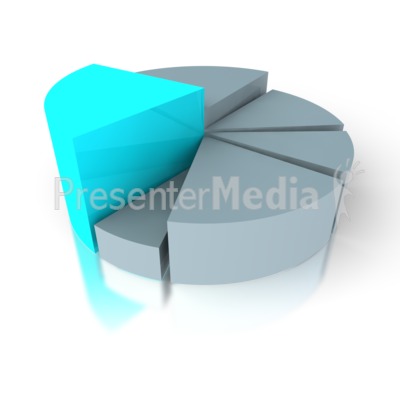 Circular Graph Pie Monotone   Business And Finance   Great Clipart For    