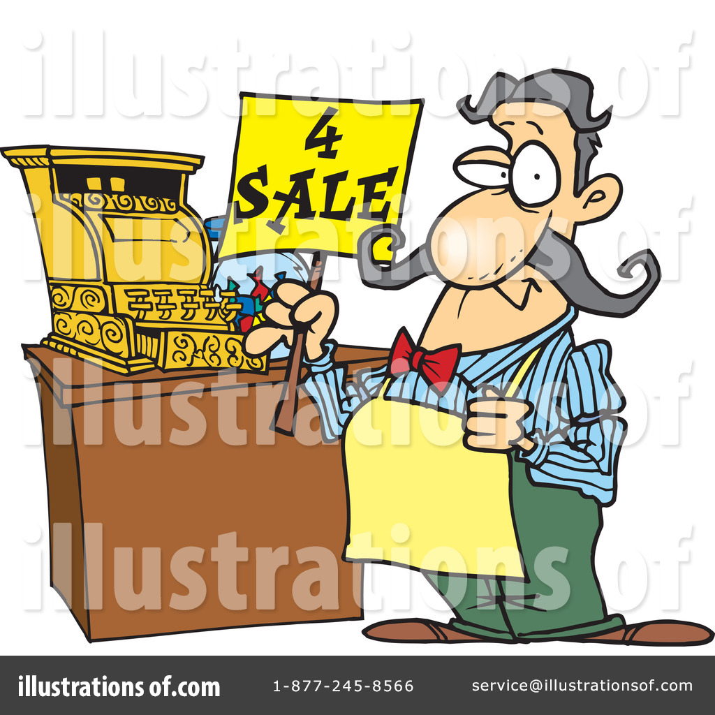 Clerk Clipart  441535 By Ron Leishman   Royalty Free  Rf  Stock