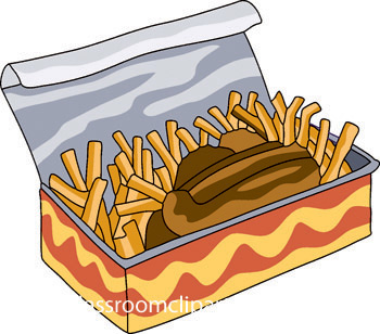 Fast Food Clipart   Lunch Chicken   Classroom Clipart