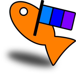 Fish Carry Flag Clip Art   Icon Vector   Download Vector Clip Art    